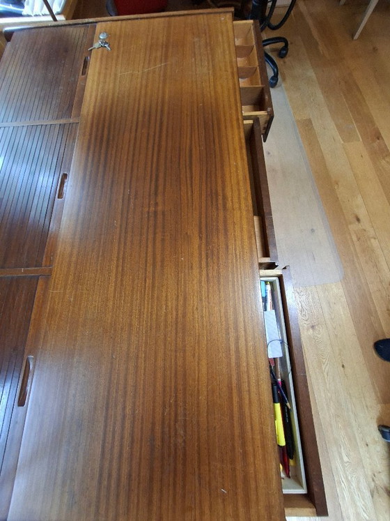 Image 1 of clausen en maerus bureau met 3 laden