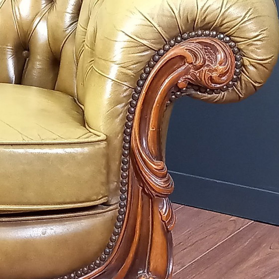 Image 1 of Poltrona club Chesterfield in stile barocco