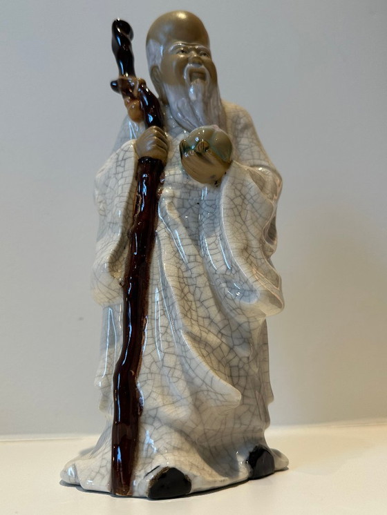 Image 1 of Vintage Pottery Chinese Shiwan Mudman