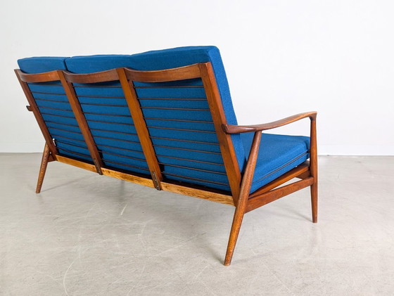 Image 1 of Divano originale Mid-Century in teak vintage, design danese del 1960 MCM