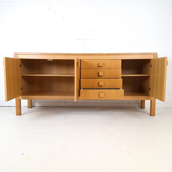 Image 1 of Vintage brutalist sideboard 1970s oak wood