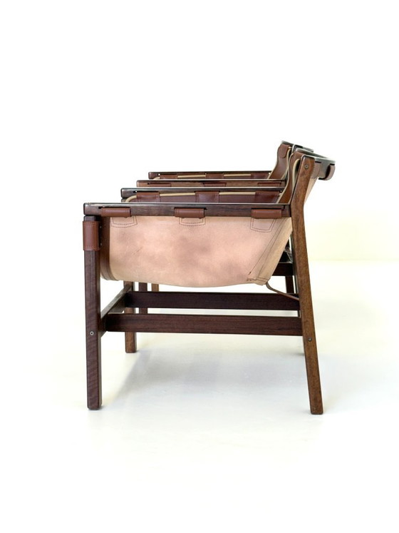 Fauteuils Safari Lounge de Carlo Hauner pour Forma – Wood, Leather (photo 11 of 19)