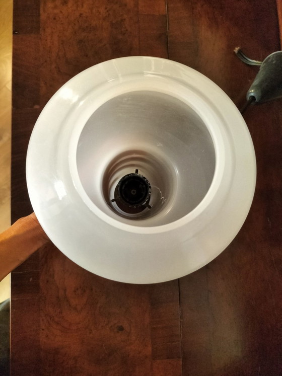 Lampada vintage vetro opalino  gancio a ragno anni '60, Lampade a sospensione, Metallo, Nero (foto 2 di 5)