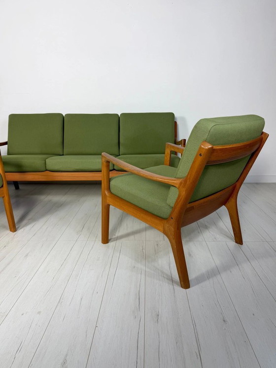 Image 1 of Vintage Senator Teak Lounge Set van Ole Wanscher voor France & Søn, Deens Design, jaren 60