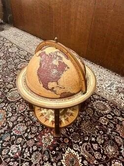 Globo bar da terra classico italiano Zoffoli Aries, Sgabelli da bar, Bronzo, Legno (foto 8 di 18)