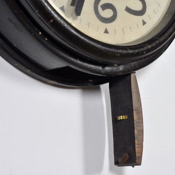Image 1 of Large Wooden Japanese Clock, 1920s