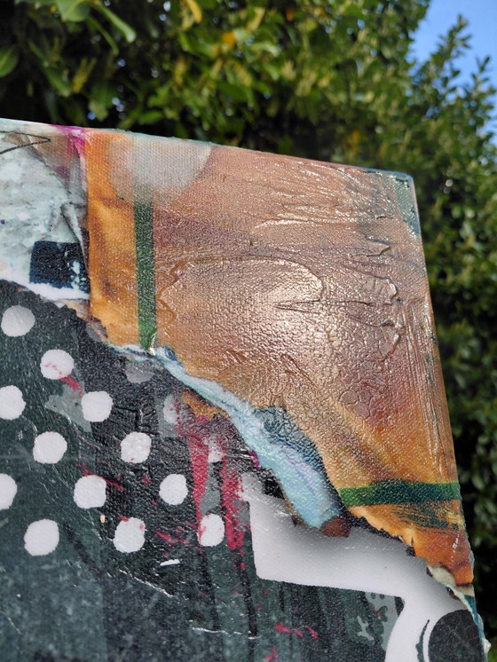 Image 1 of    'Soak up the sun' Mixed-Media Collage by Teis Albers