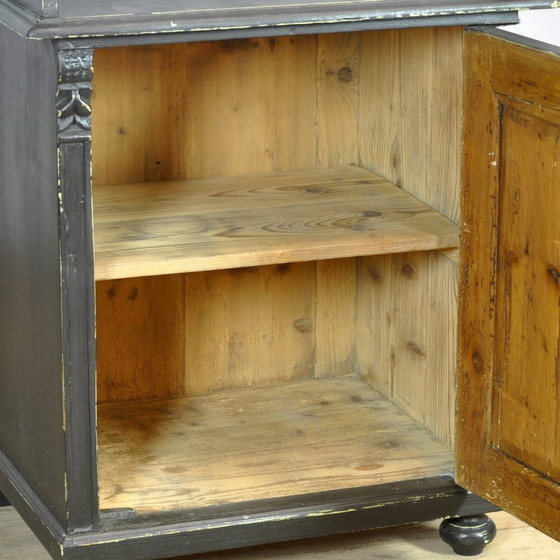 Image 1 of Black Pine cabinet, circa 1900
