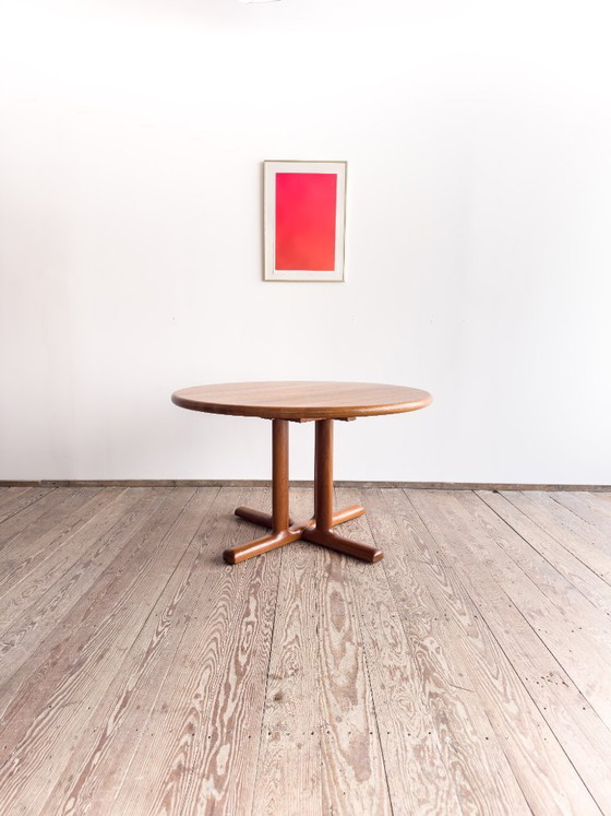 Image 1 of Deense uitschuifbare eettafel van teakhout van Dyrlund