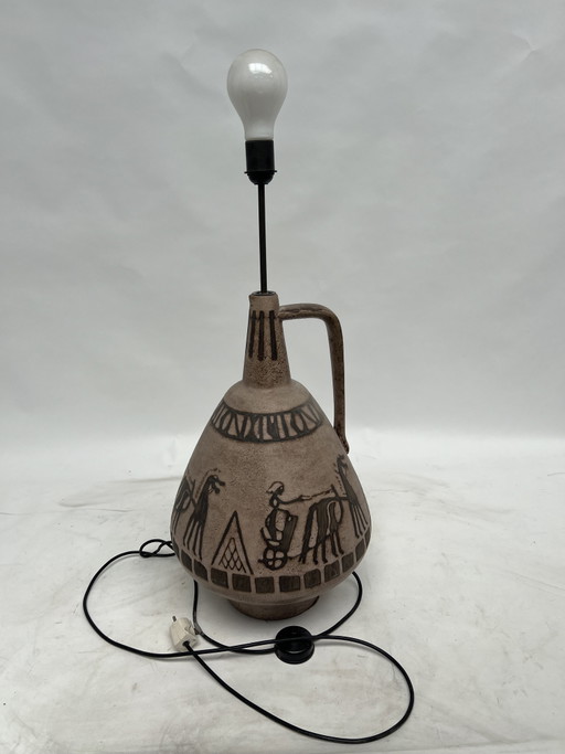 Vintage Ceramano Agina vase/lamp - Hans Welling 1960s