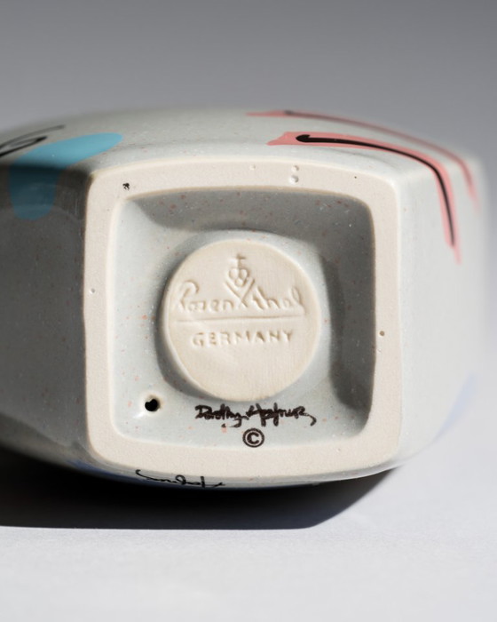 Image 1 of Dorothy Hafner para Rosenthal, Dúo de jarrones "Flash", Alemania, años 80