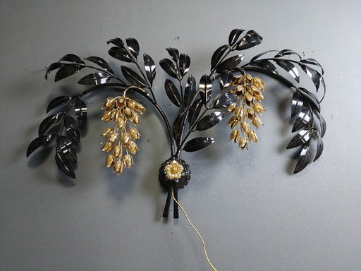 Vintage tulip wall lamp by Hans Kögl , 1970s