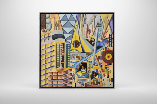 Dipinto ad olio originale – H. van den Broeck (1994)