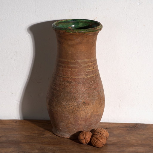 Antique vase in glazed earthenware – Central Europe, circa 1920