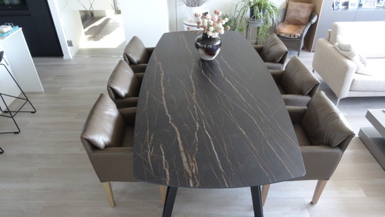 Image 1 of Ceramic Dining Table – 280 × 130 cm – Tabletop 12 mm – Top condition