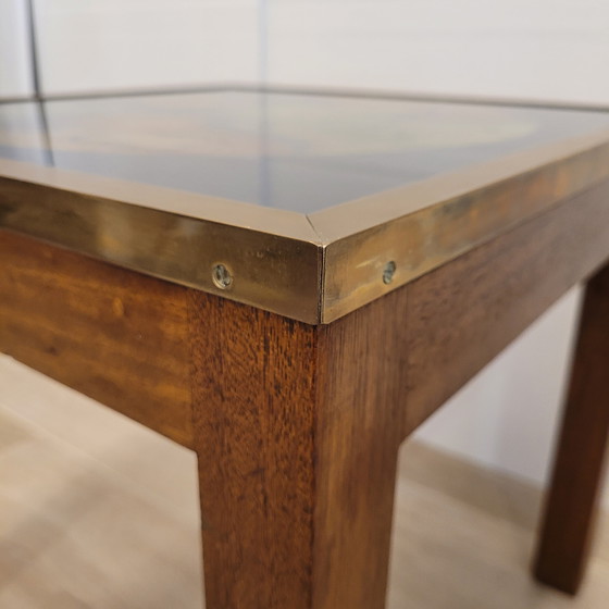 Image 1 of Mesa Auxiliar / Coffee Table “Mapa / Globo Terráqueo”, Maison Jansen, 1970 – Francia