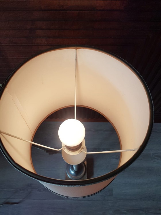 Image 1 of Lampe de table Kullmann Vintage Brass Textile - Etat d'origine