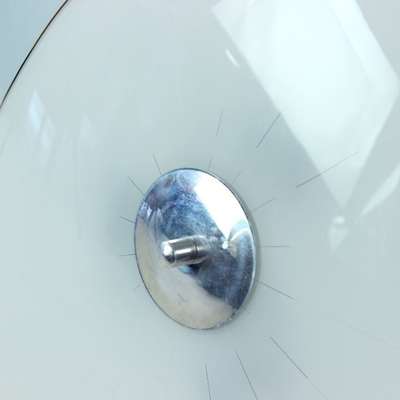 Image 1 of Mid Century Glass Ceiling Light By Napako, Czechoslovakia, 1960s