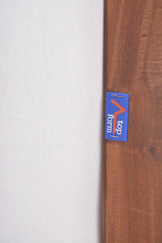Image 1 of Dutch Mid-Century Modern Teak Lounge Chair by Topform Reupholstered in Bouclé