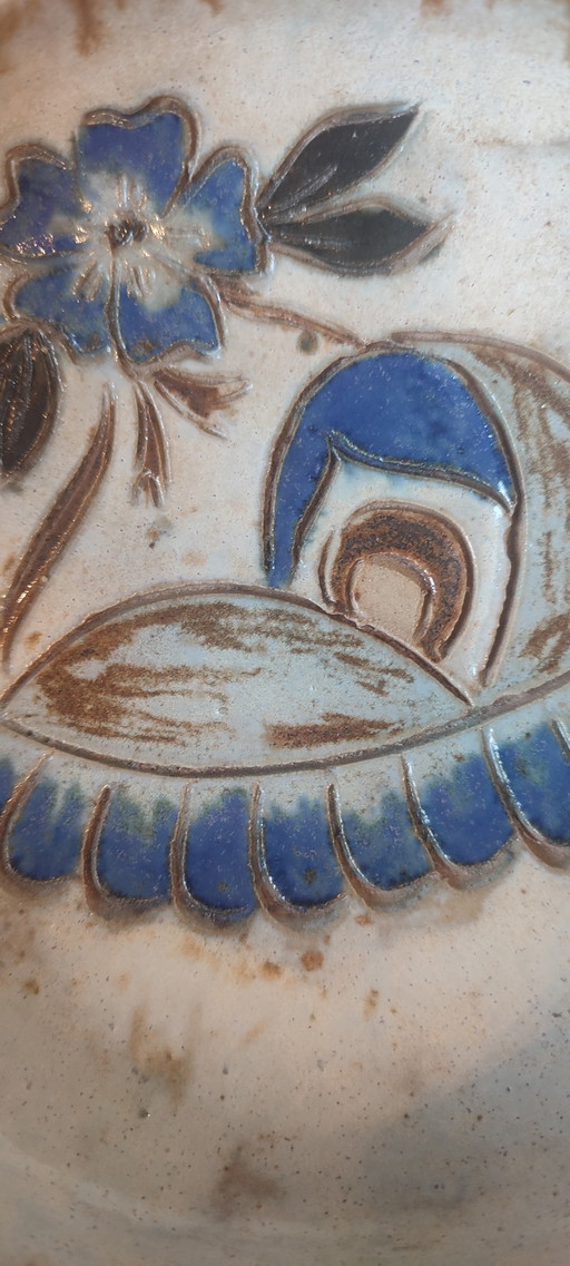 Coupelle signée Antoine Dubois céramique montoise années 30–40