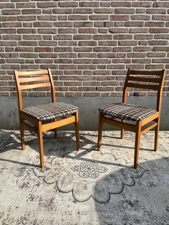 Image 1 of Two Vintage Mid - Century Centa Chairs.