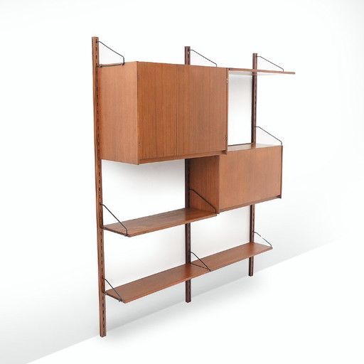 Wall bookcase by Dino Cavalli for Tredici (ILA), 1960s