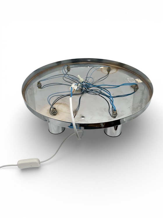 Image 1 of Lampada a cascata Space Age cromata (7 luci) – TZ Leuchten, anni '70