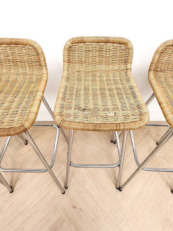 Image 1 of LET OP! Alleen Bartafel in de stijl van Rohé Noordwolde, Dirk van Sliedregt, hoge barkrukken met bartafel 