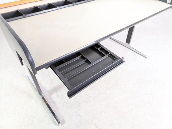 Image 1 of Herman Miller Rolltop Desk, Action Office, George Nelson