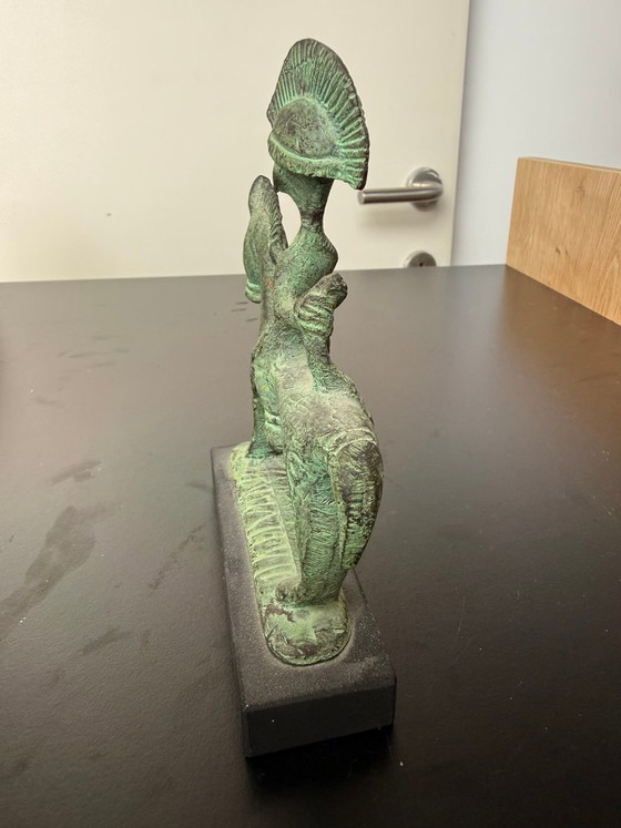 Warrior On Horseback – Sculpture, Bronze, Stone (photo 4 of 7)