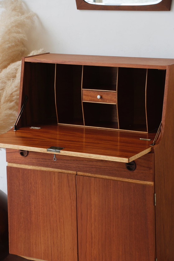Image 1 of English teak desk - 1960s