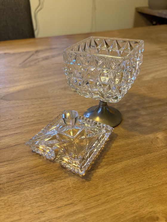 Image 1 of Crystal Sugar Bowl