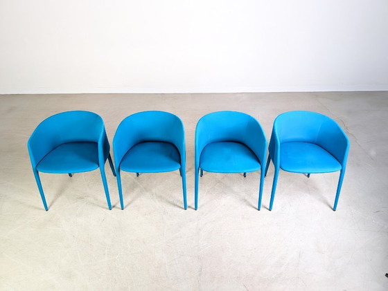 Image 1 of 4er Set MDF Italia Achille Armchair Jean Marie Massaud Design Stuhl