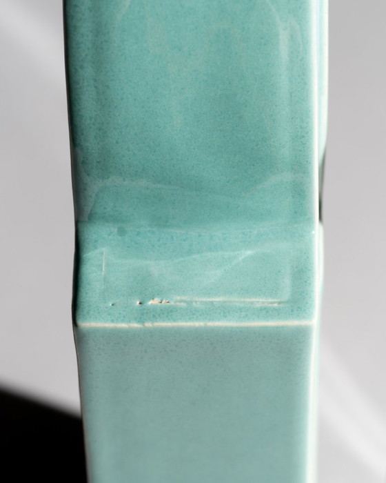 Image 1 of Rare Postmodern Ceramic Vase Duo Karl Till Staatliche Majolika Karlsruhe, 1996