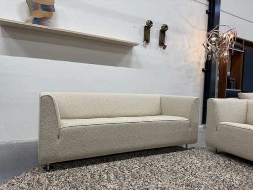 Gelderland 4800 Bank 2.5 Seater Moss Sahco fabric 190