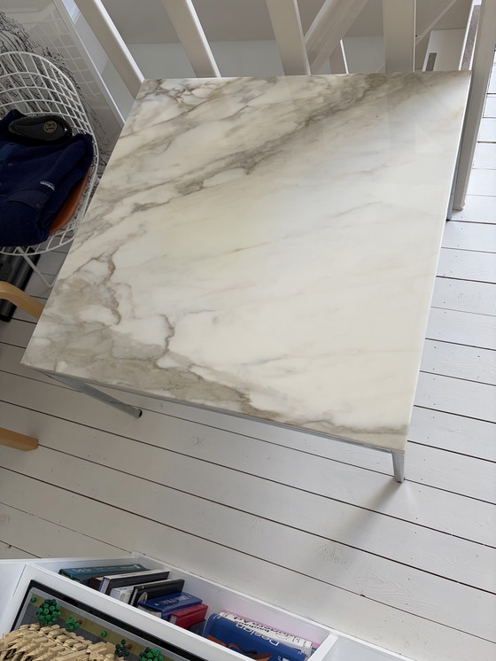 Image 1 of Florence knoll coffeetable/ sidetable (Calacatta Marble)