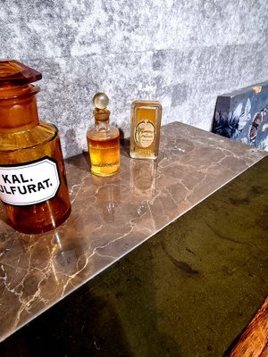 Image 1 of Apothekerskasten antique vintage artdeco originele eiken kasten uit apotheken