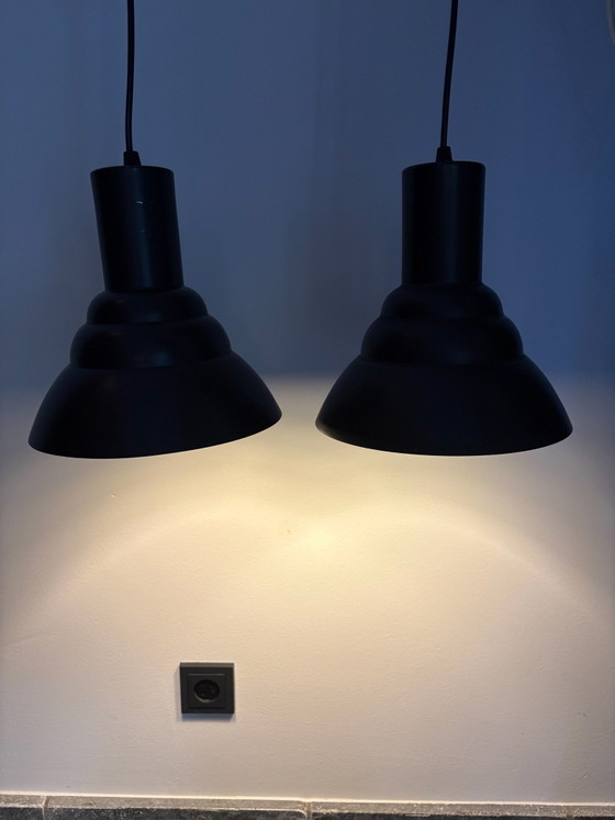 2x Anvia vintage brown Pendant lamps – Metal (photo 2 of 10)