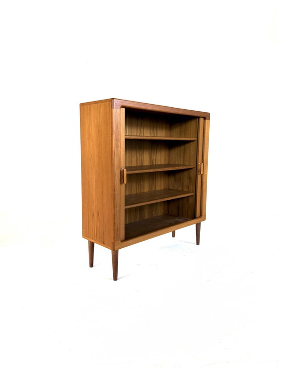 Image 1 of Vintage Deens teakhouten highboard, Silkeborg ‘80