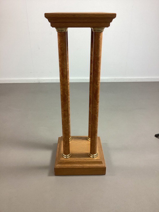 Image 1 of Portavasi a colonna con piedistallo vintage anni ottanta