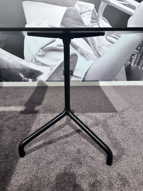 Image 1 of Zwarte vierkante tafel