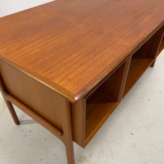 Image 1 of Teak Executive Desk By Arne Vodder For Brouer, 1960s