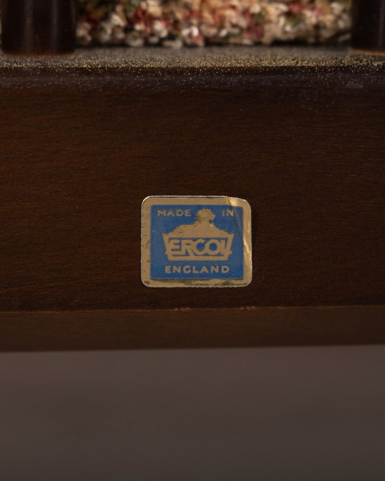 Image 1 of VINTAGE 1960s WOODEN SOFA DESIGNED BY L. ERCOLANI FOR ERCOL