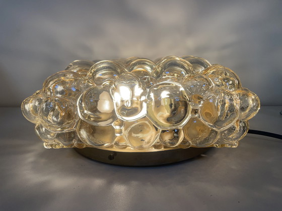 Image 1 of  Vintage Helena Tynell grote plafonnière van Glashutte Limburg  