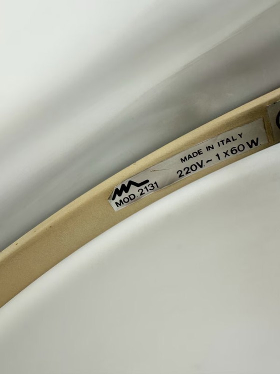 Image 1 of Lampada da terra vintage Serpente nero di Elio Martinelli per Martinelli Luce anni '60