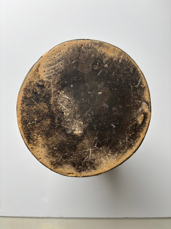 Image 1 of Rare 60s vase with stylized relief figures