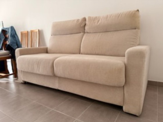 Sofá Cama de 3 Plazas. Fabricación Artesanal Italiana Marca Aerre Divani – Sofás de 3 plazas, Wood (photo 11 of 14)