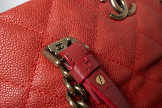 Chanel, gewatteerde portobello rode kaviaarleren tas – Schoudertassen, Calfskin (photo 12 of 18)
