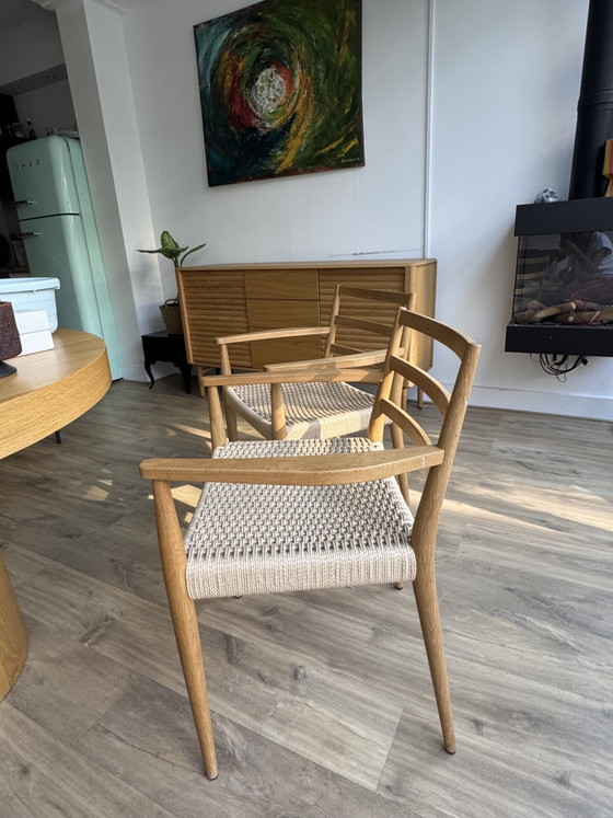 Sillón Analy de Kave Home – Roble macizo, acabado natural, asiento de cuerda | Como nuevo – Sillones, Other (photo 3 of 7)