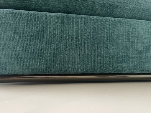 Nouveau pouf Melchior bleu-vert